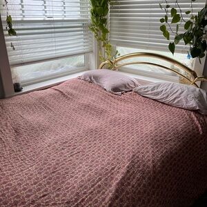 Urban Outfitters Pink Duvet Cover